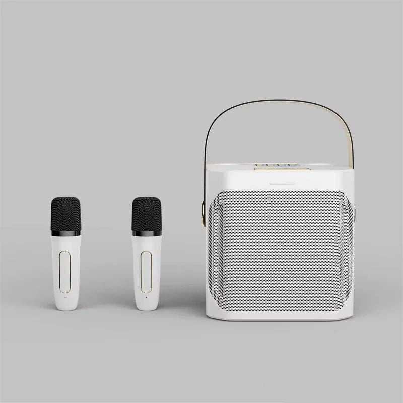 NNEOBA High Power Karaoke Bluetooth Speaker with Dual Microphone