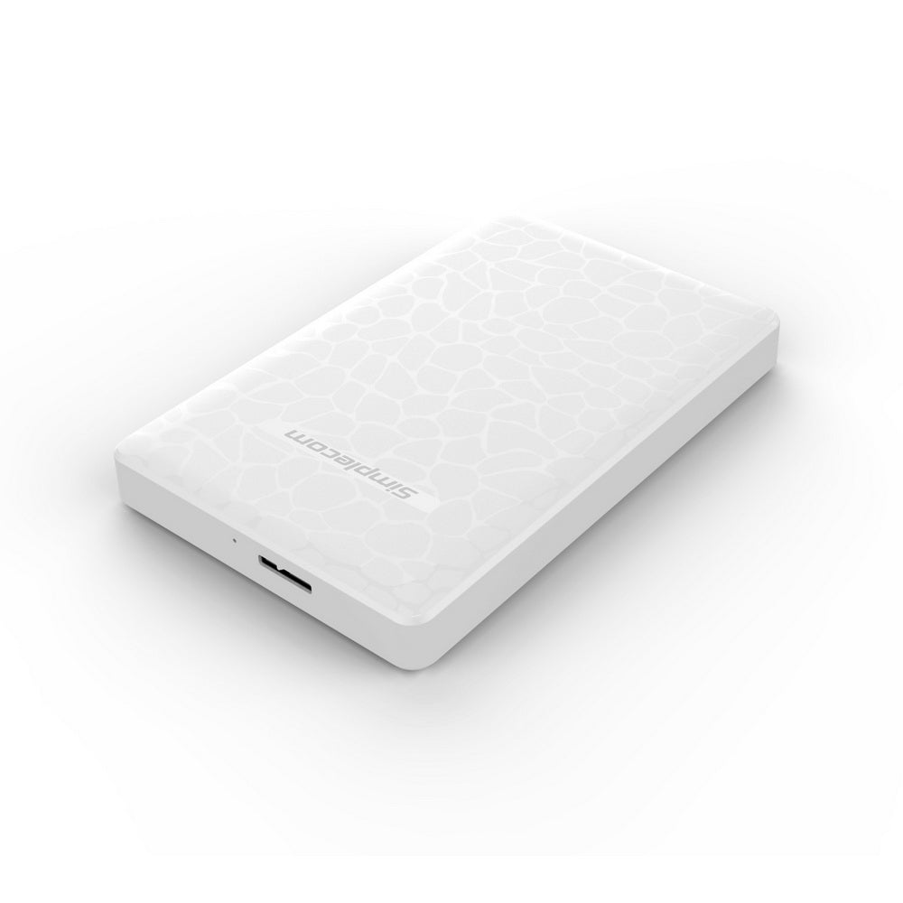 NNEDSZ SE101 Compact Tool-Free 2.5'' SATA to USB 3.0 HDD/SSD Enclosure White